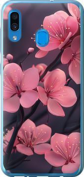 2D пластиковий чохол 'Пурпурова сакура' для Samsung A30 2019 A305F 6075t-1670-71694 фото