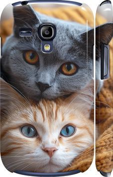 3D пластиковый матовый чехол 'Котики' для Samsung S3 mini 6177m-31-71694 фото