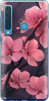 Силіконовий чохол 'Пурпурова сакура' для Samsung A9 (2018) 6075u-1503-71694 фото