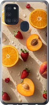 Силіконовий чохол 'Фрукти 3' для Samsung A21s A217F 6703u-1943-71694 фото