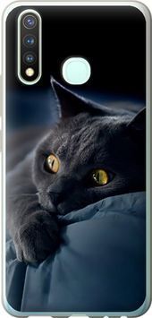 Силиконовый чехол 'Дымчатый кот' для Vivo Y19 825u-630-71694 фото