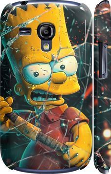 3D пластиковый матовый чехол 'Барт-разрушитель' для Samsung S3 mini 6187m-31-71694 фото