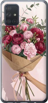 2D пластиковый чехол 'Пионы 1' для Samsung A71 2020 A715F 6705t-1826-71694 фото