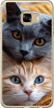 2D пластиковий чохол 'Котята' для Samsung C5 C5000 6177t-301-71694 фото