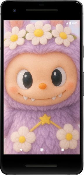 2D пластиковий чохол 'Лабубу 1' для Google Pixel 2 6709t-1075-71694 фото