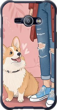 2D пластиковий чохол 'Корги 3' для Samsung J1 Ace J110H 6707t-215-71694 фото