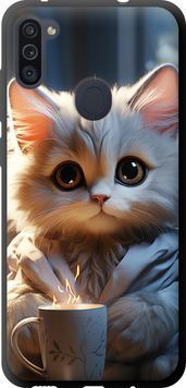 TPU чохол 'Білий кіт' для Samsung A11 A115F 5646b-2012-71694 фото