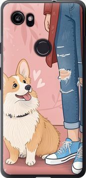 Силіконовий чохол 'Корги 3' для Google PixeL 2 XL 6707u-1643-71694 фото