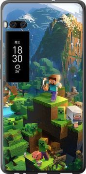 Силиконовый чехол 'Пиксельный Квест' для Meizu Pro 7 Plus 6191u-1131-71694 фото