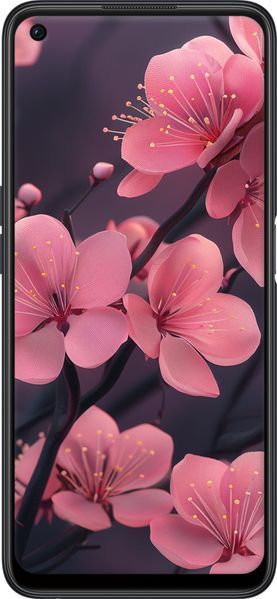 Силиконовый чехол 'Пурпурная сакура' для Oppo A96 6075u-2598-71694 фото