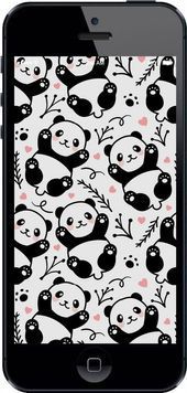 Силиконовый чехол 'Панды' для iPhone SE 4318u-214-71694 фото