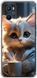 Силикон с усиленными углами чехол 'White cat' для Oppo A96 5646sp-2598-71694 фото