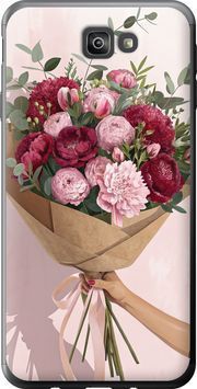 Силиконовый чехол 'Пионы 1' для Samsung J7 Prime 6705u-610-71694 фото