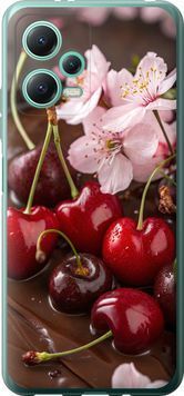 Силіконовий чохол 'Вишня у шоколаді' для Xiaomi Redmi Note 12 5G 6698u-2934-71694 фото