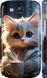3D пластиковый глянцевый чехол 'White cat' для Samsung S3 Duos I9300i 5646c-50-71694 фото